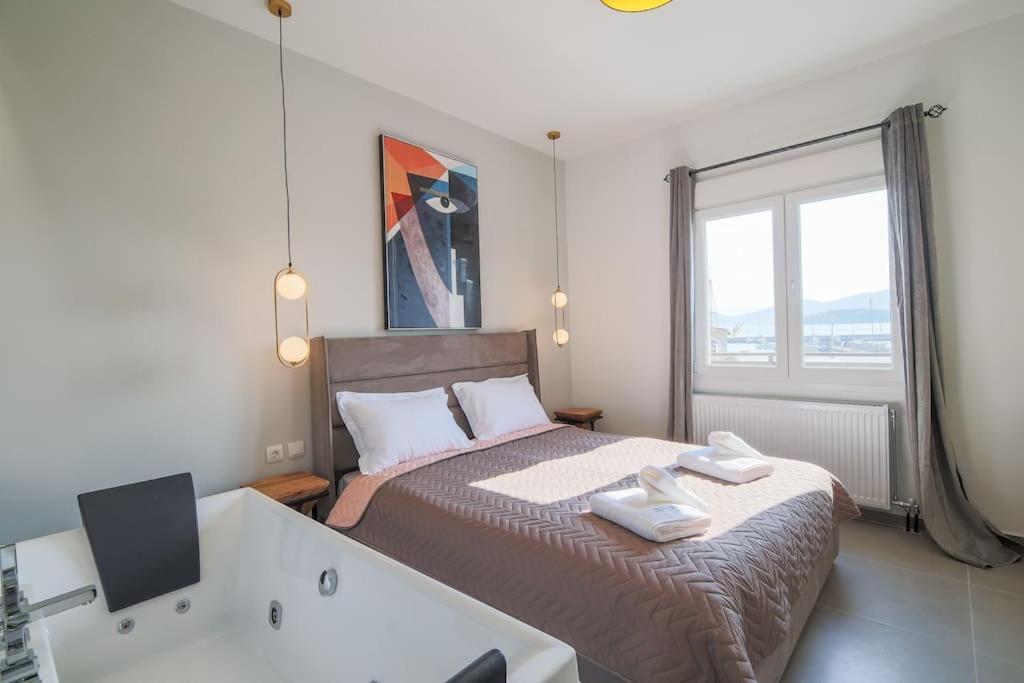 *Oasis* Best View Jacuzzi New Central Apartment Volos Exterior photo